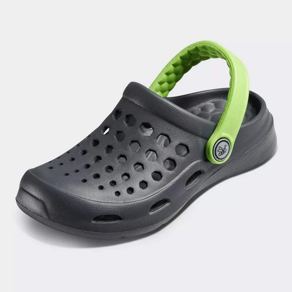 Toddler Harper Sandals by Joybees Lime Green Gray Size 10-11 New With Tags